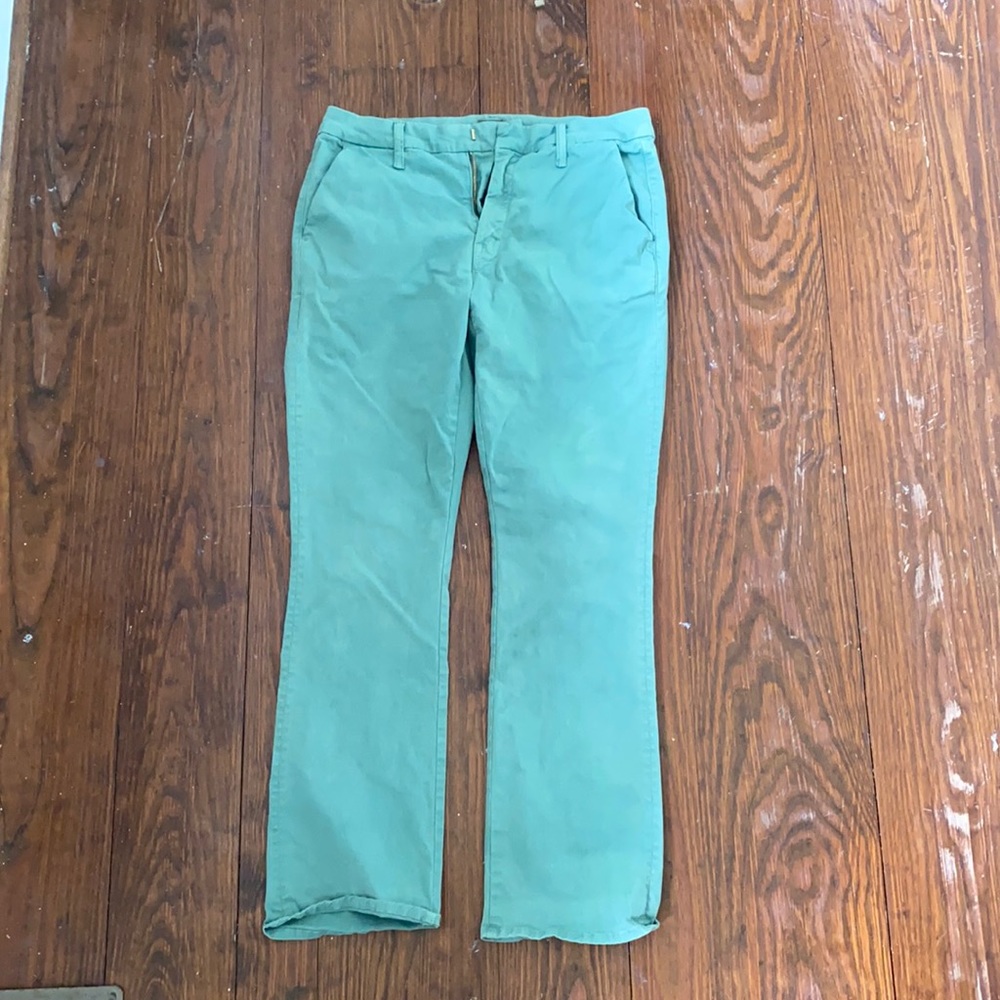 MOTHER green khaki. The Insider Ankle Prep